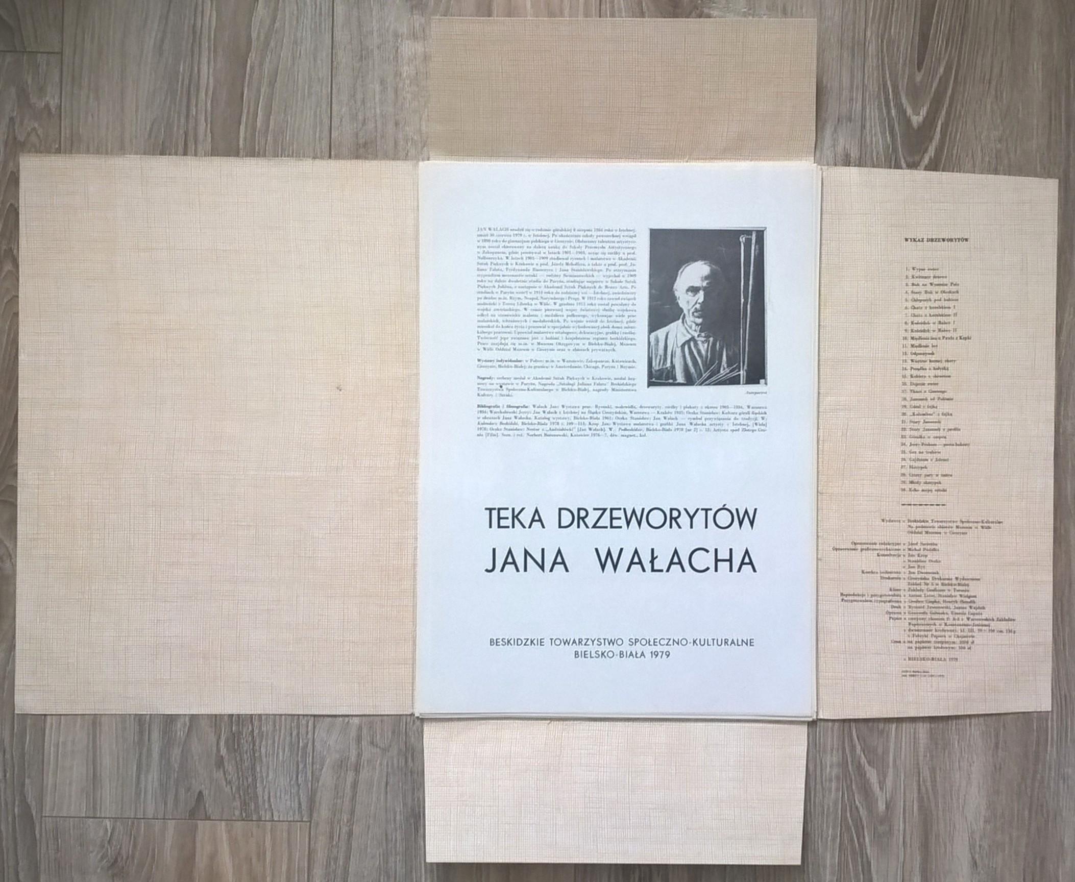 Teka drzeworytów Jana Wałacha, 1979 r.