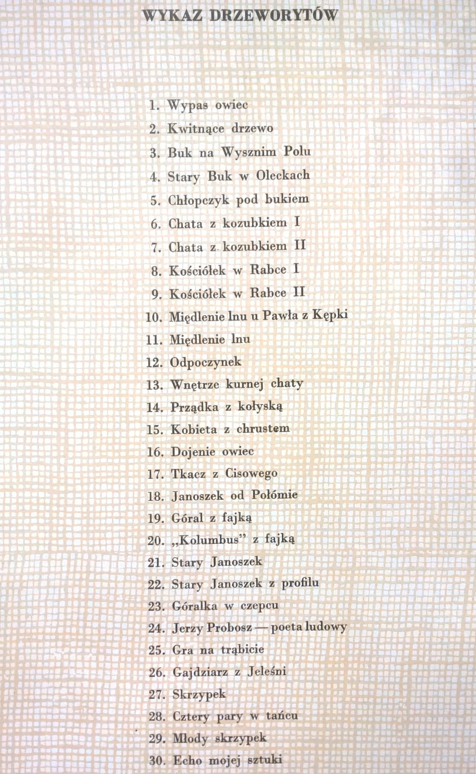 Teka drzeworytów Jana Wałacha, 1979 r.