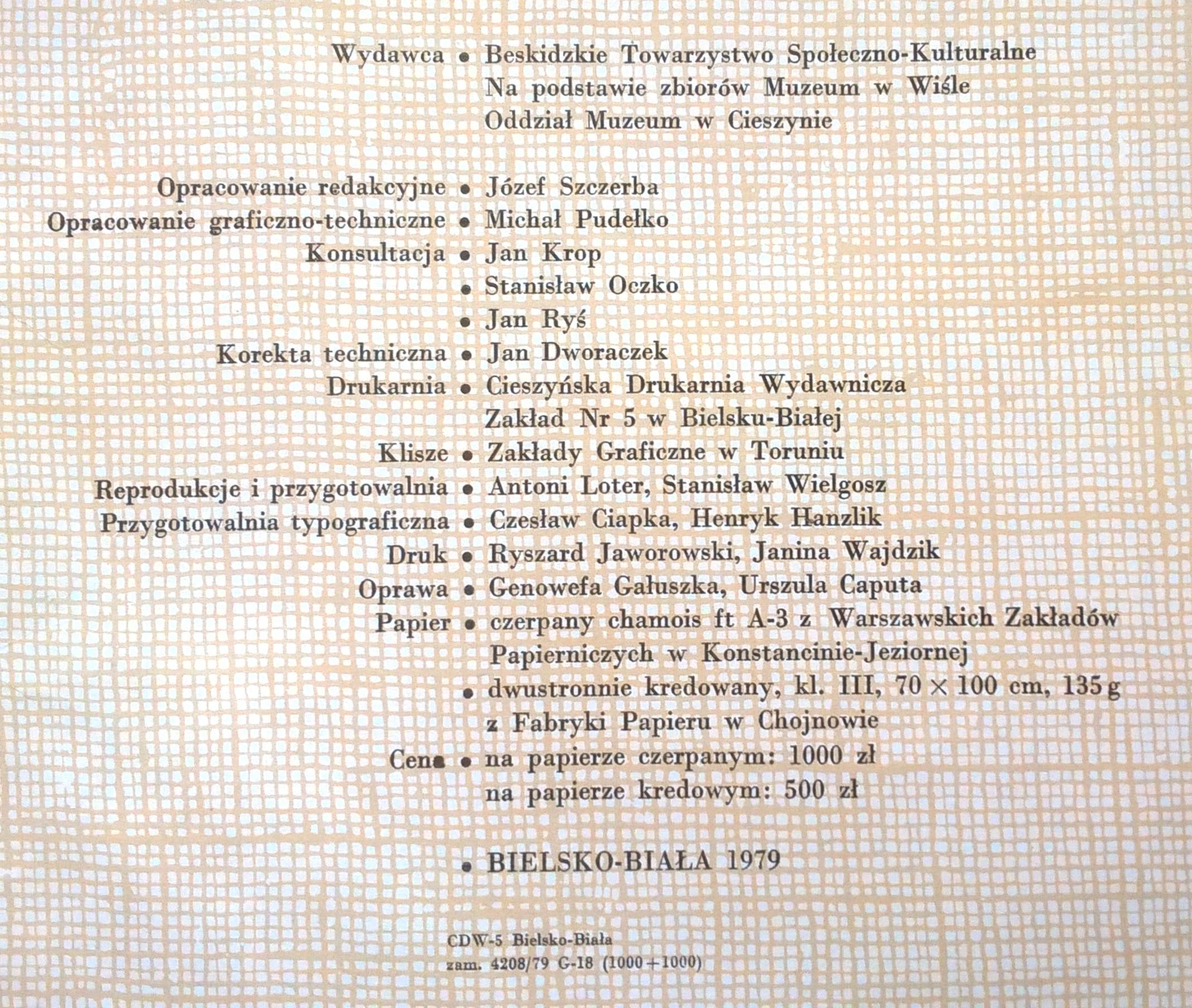 Teka drzeworytów Jana Wałacha, 1979 r.