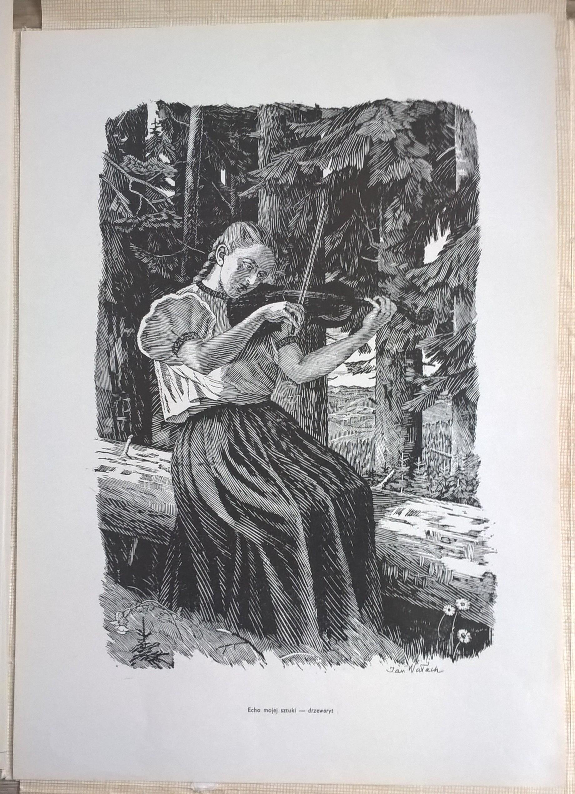 Teka drzeworytów Jana Wałacha, 1979 r.