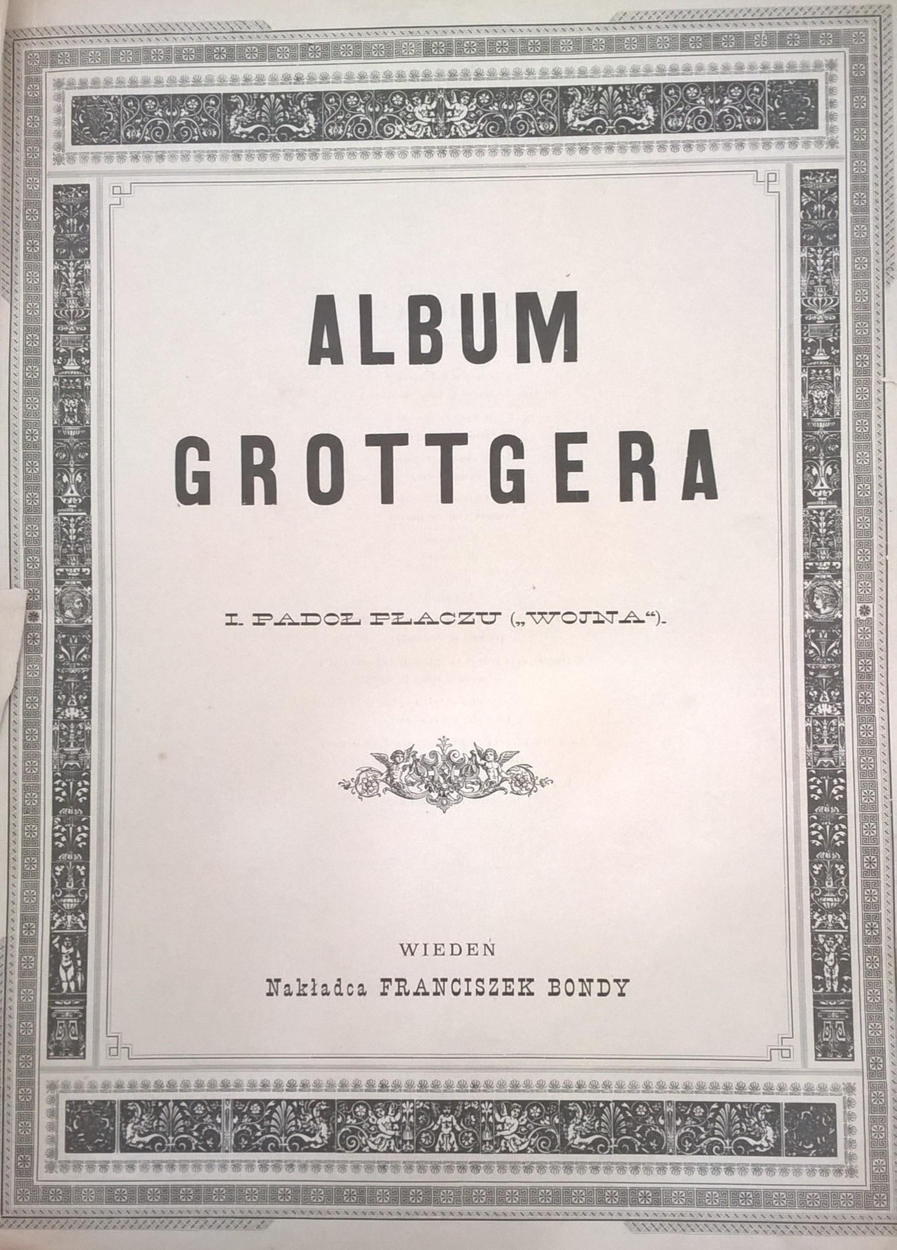 ALBUM GROTTGERA - reprodukcje obrazów Artura Grottgera, 1888 r.-rezerwacja