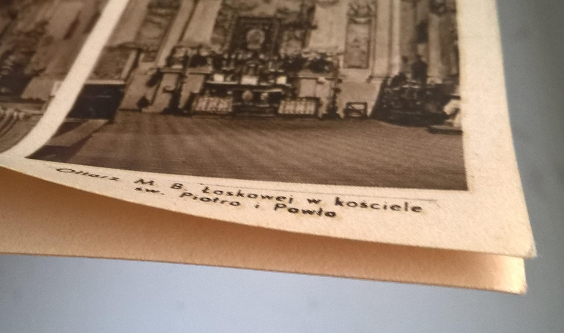 Pocztówka - WILNO. Kościół św. Piotra i Pawła na Antokolu