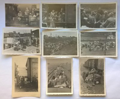 Zestaw zdjęć - repatrianci - przesiedlenia Polaków z kresów