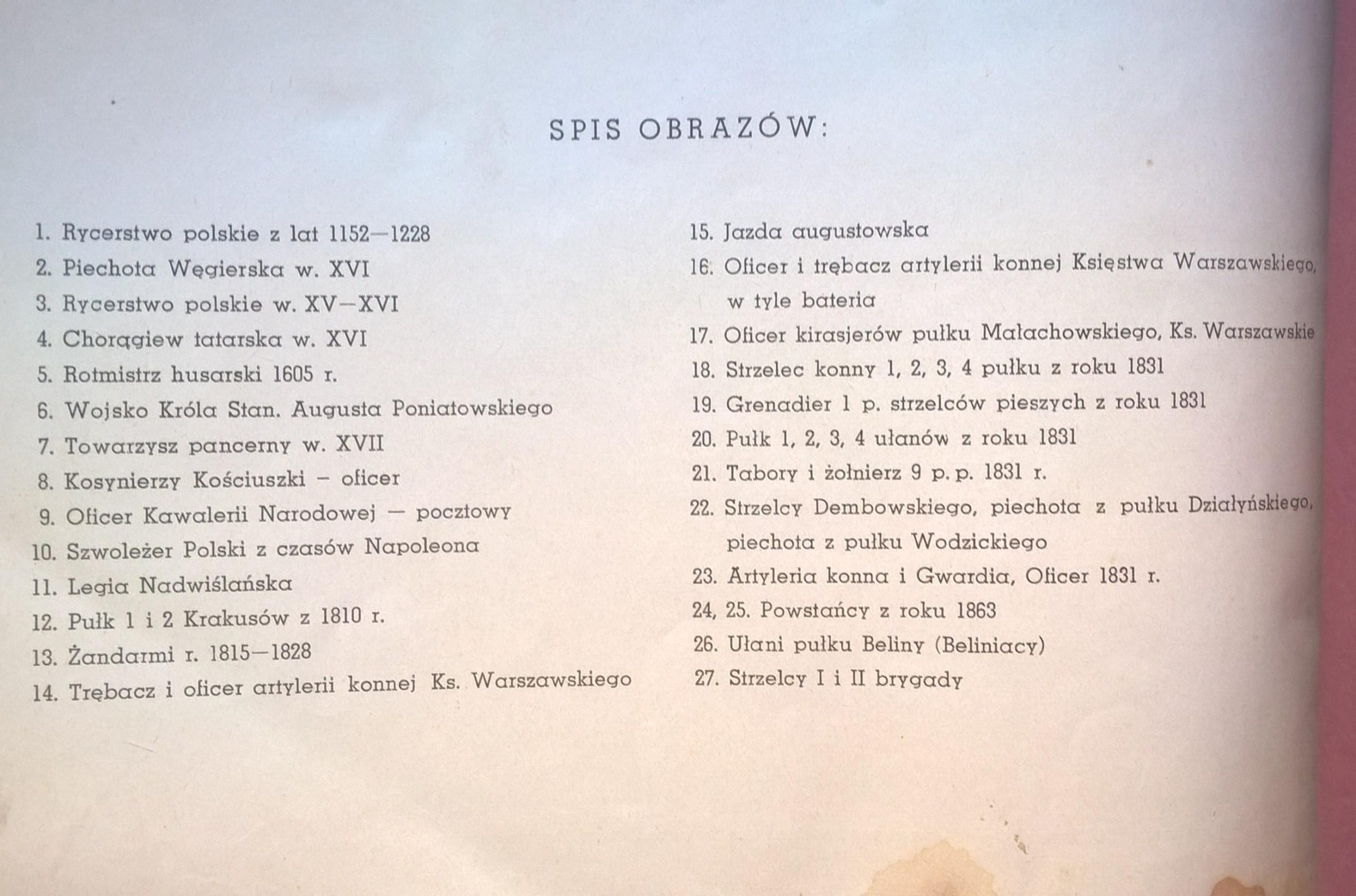 "Album Wojska Polskiego" - reprodukcje obrazów Jerzego Kossaka