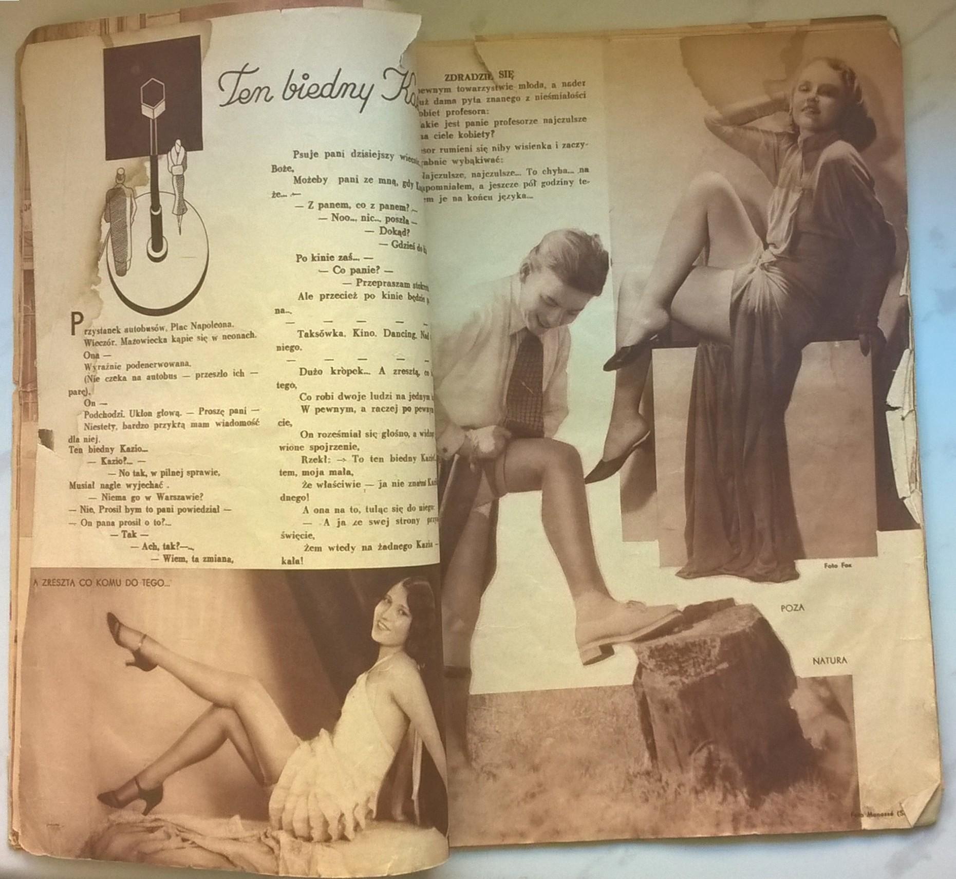 Czasopismo "Za parawanem", 1934 r.