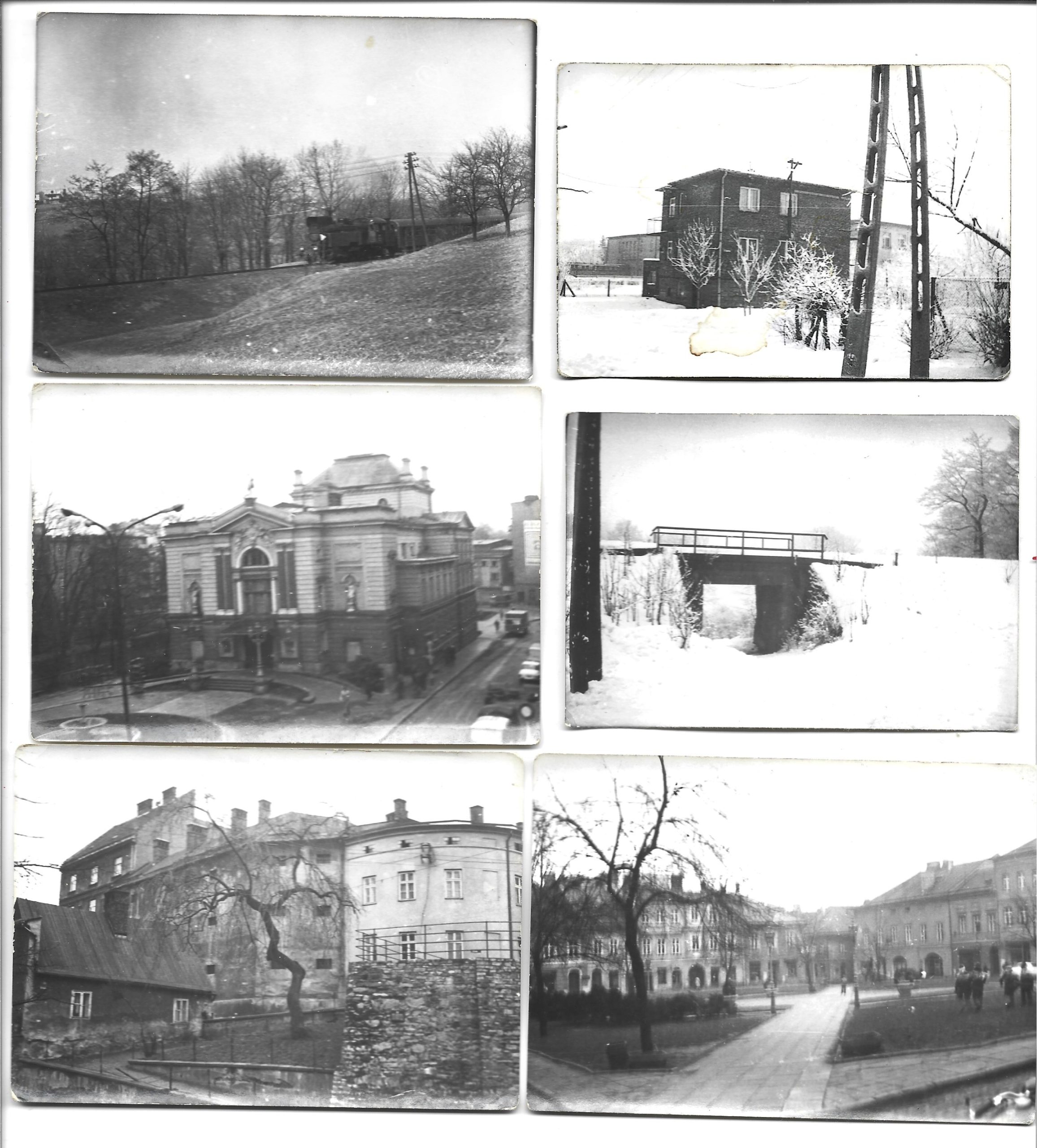 Zestaw zdjęć Bielska-Białej, lata 70-te - 6 sztuk
