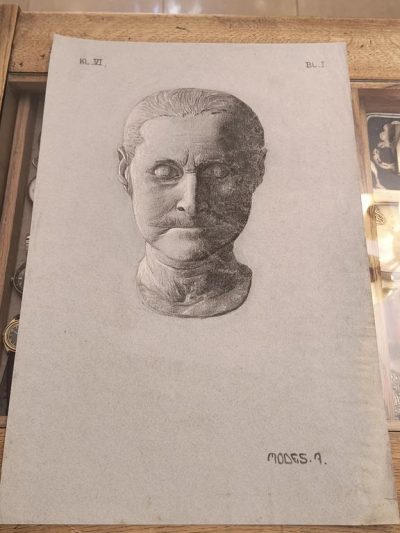 Rysunek szkolny – portret - Alfred Modes, BIELITZ