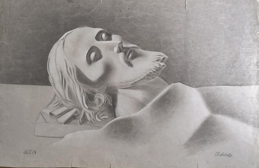 Szkic - Jezus Chrystus, 1908 r.