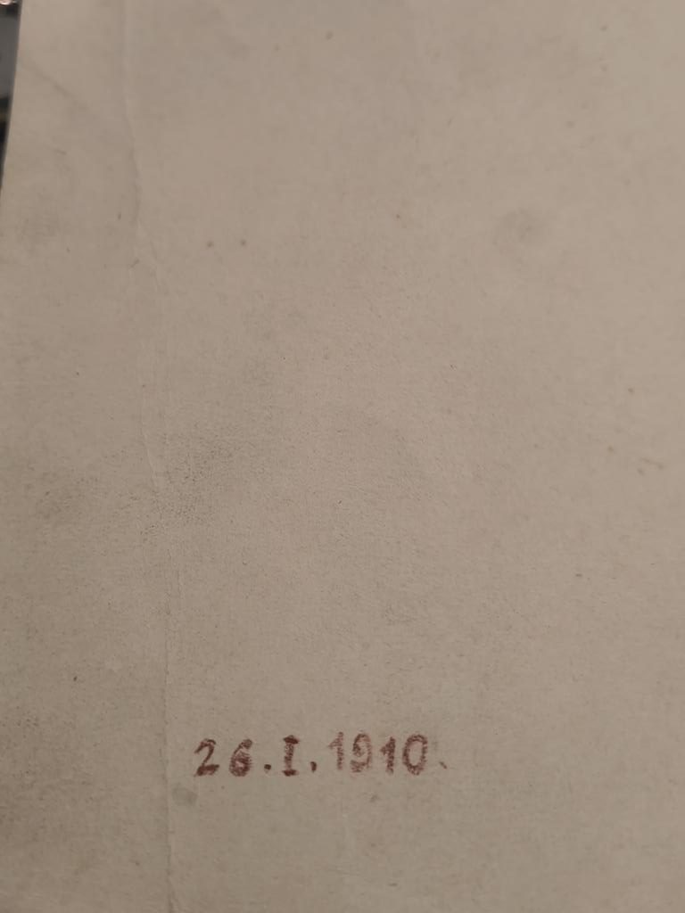 Szkic, obrazek - Alfred Modes, 1910 r.
