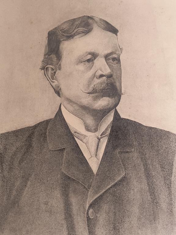 Rysunek - portret mężczyzny