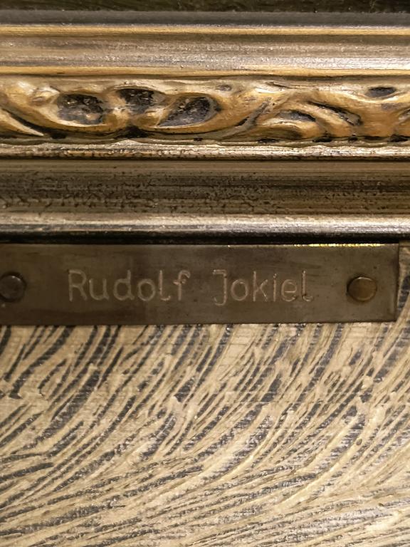 Obraz olejny - kwiaty - Rudolf Jokiel - okres międzywojenny