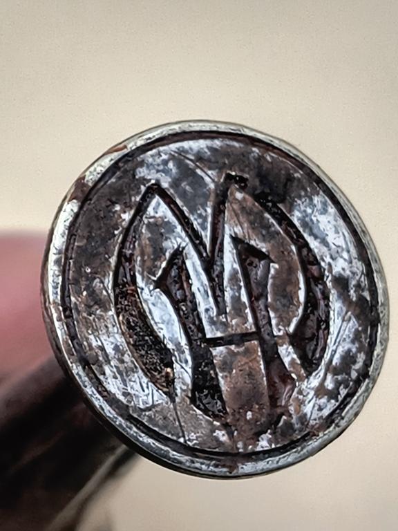 Tłok pieczętny z monogramem
