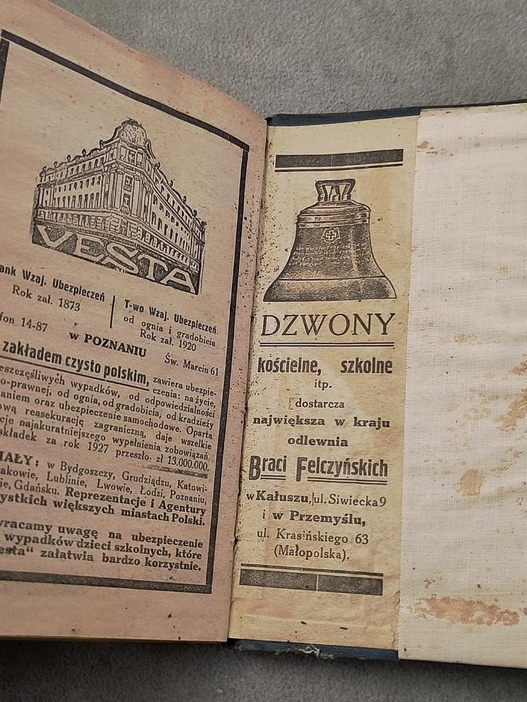 Kalendarz pedagogiczny "Przyjaciela Szkoły" na rok szkolny 1928/29