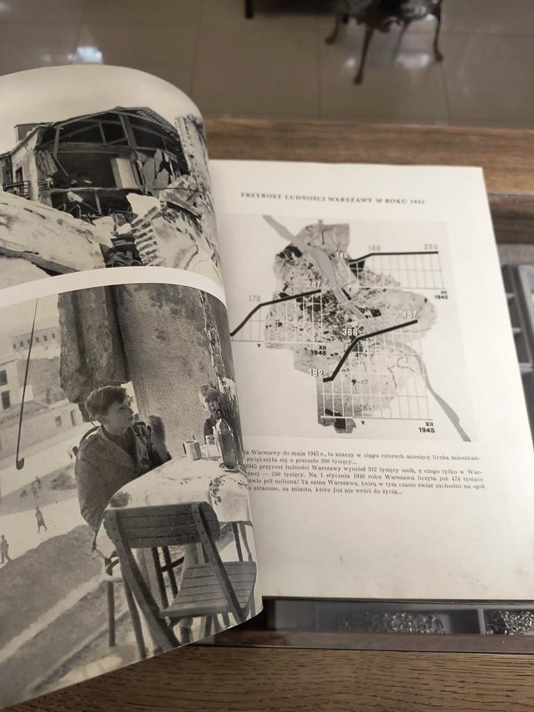 Książka "Sześcioletni Plan Odbudowy Warszawy" Bolesław Bierut, 1950 r.