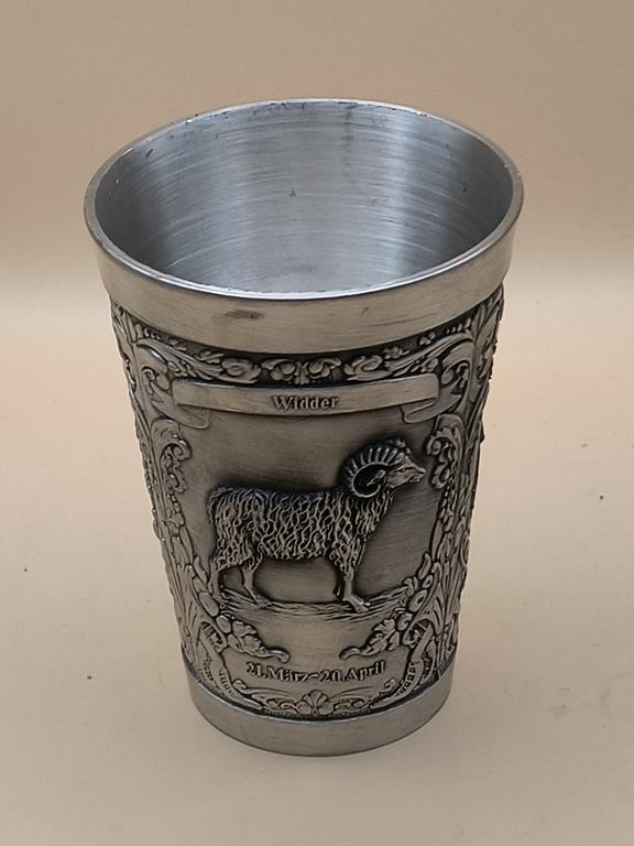 Kubek cynowy – znak zodiaku BARAN