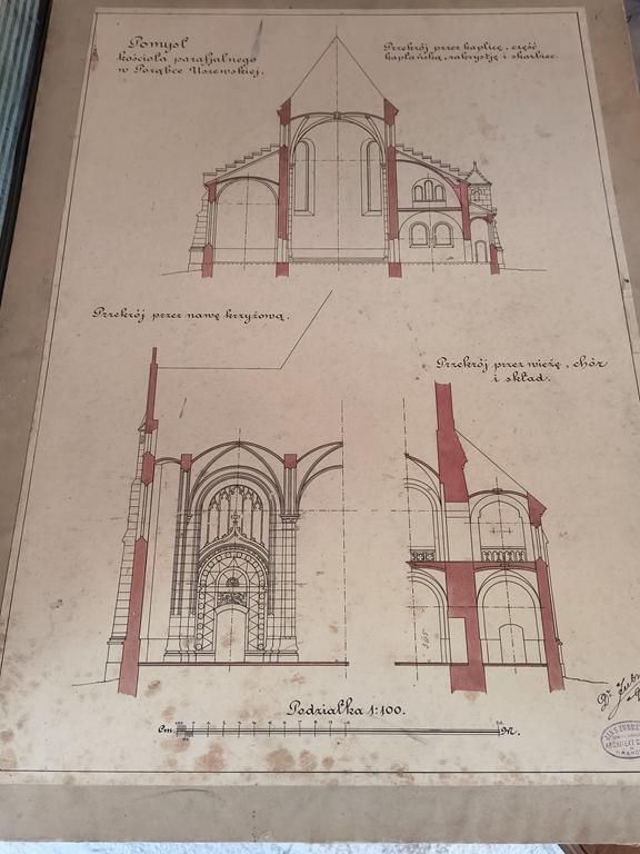 Projekt Kościoła w Porąbce Uszewskiej z 1908 r. - Jan Sas Zubrzycki