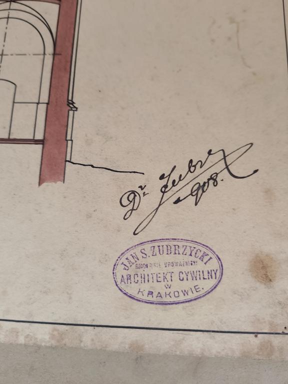 Projekt Kościoła w Porąbce Uszewskiej z 1908 r. - Jan Sas Zubrzycki