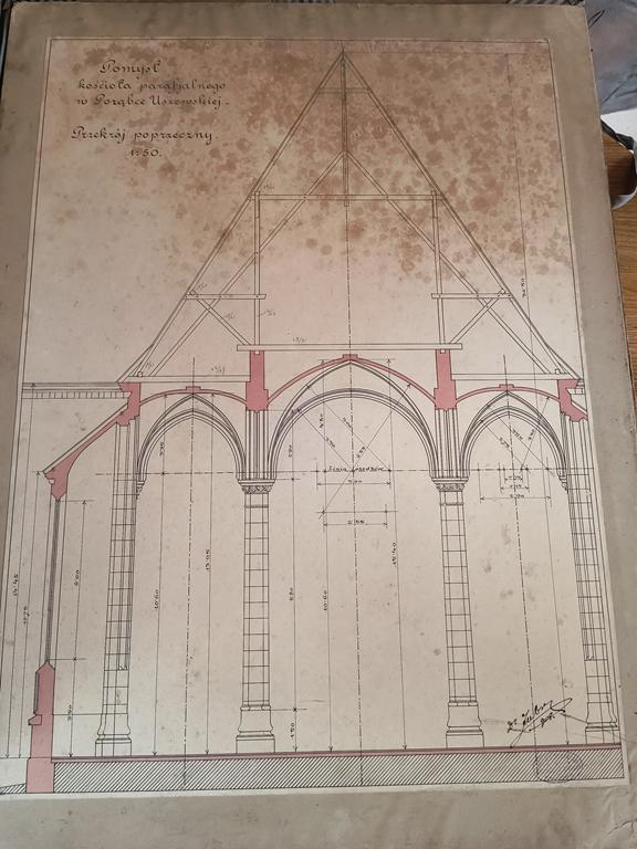Projekt Kościoła w Porąbce Uszewskiej z 1908 r. - Jan Sas Zubrzycki