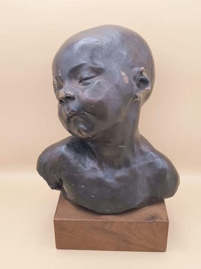 Rzeźba "Śpiące Dziecko" - "Head of a Sleeping Baby" Jules Dalou - kopia