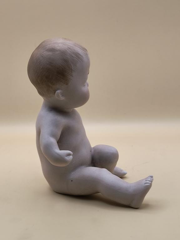 Figurka porcelanowa bobasa - "Piano Baby", Gebrüder Heubach (Bracia Heubach)