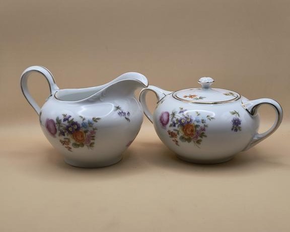 Zestaw porcelanowy ROSENTHAL - mlecznik i cukiernica