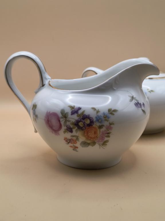 Zestaw porcelanowy ROSENTHAL - mlecznik i cukiernica