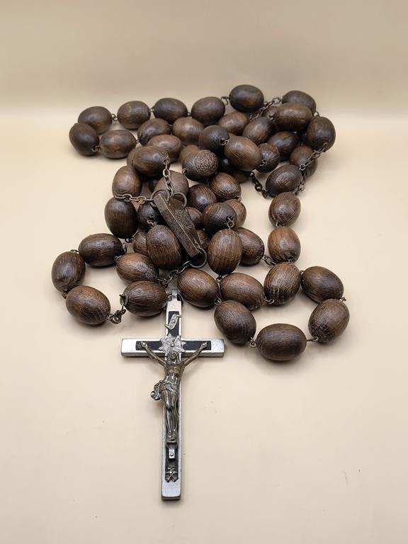 Różaniec procesyjny, XIX-XX w. - długość 160 cm !