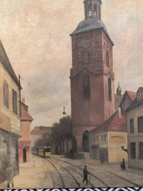 Obraz - kościół św. Mikołaja (St. Nikolai-Kirche) w dzielnicy Spandau w Berlinie