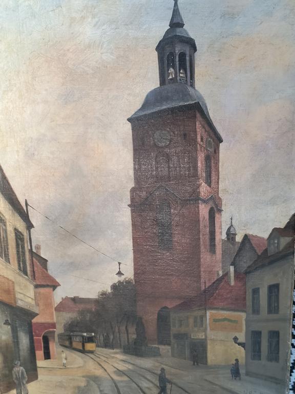 Obraz - kościół św. Mikołaja (St. Nikolai-Kirche) w dzielnicy Spandau w Berlinie