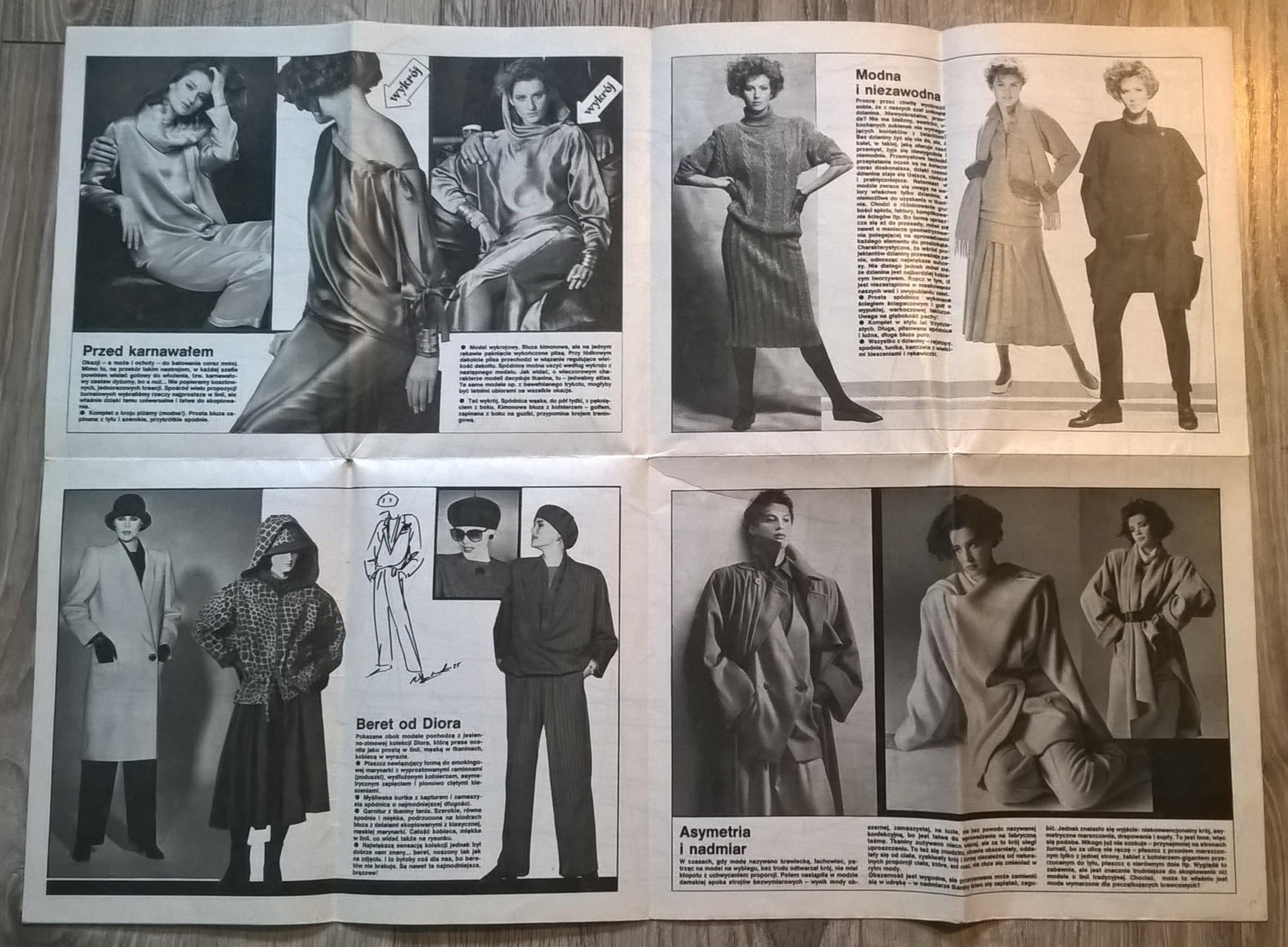 Czasopismo "Tylko dla Ciebie" - Wydawnictwa Specjalne "ŚWIATA MODY", Nr 11-1984 r.