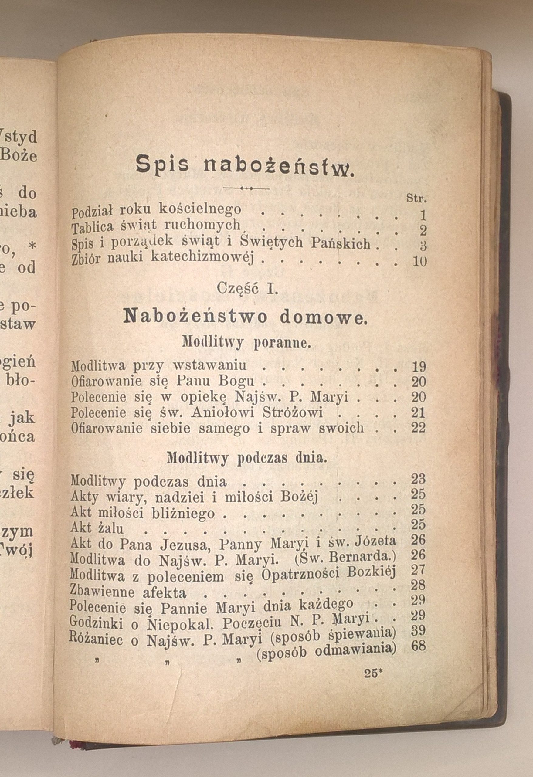 Książeczka modlitewna "Pobożny katolik w modlitwie i śpiewie", 1895 r.