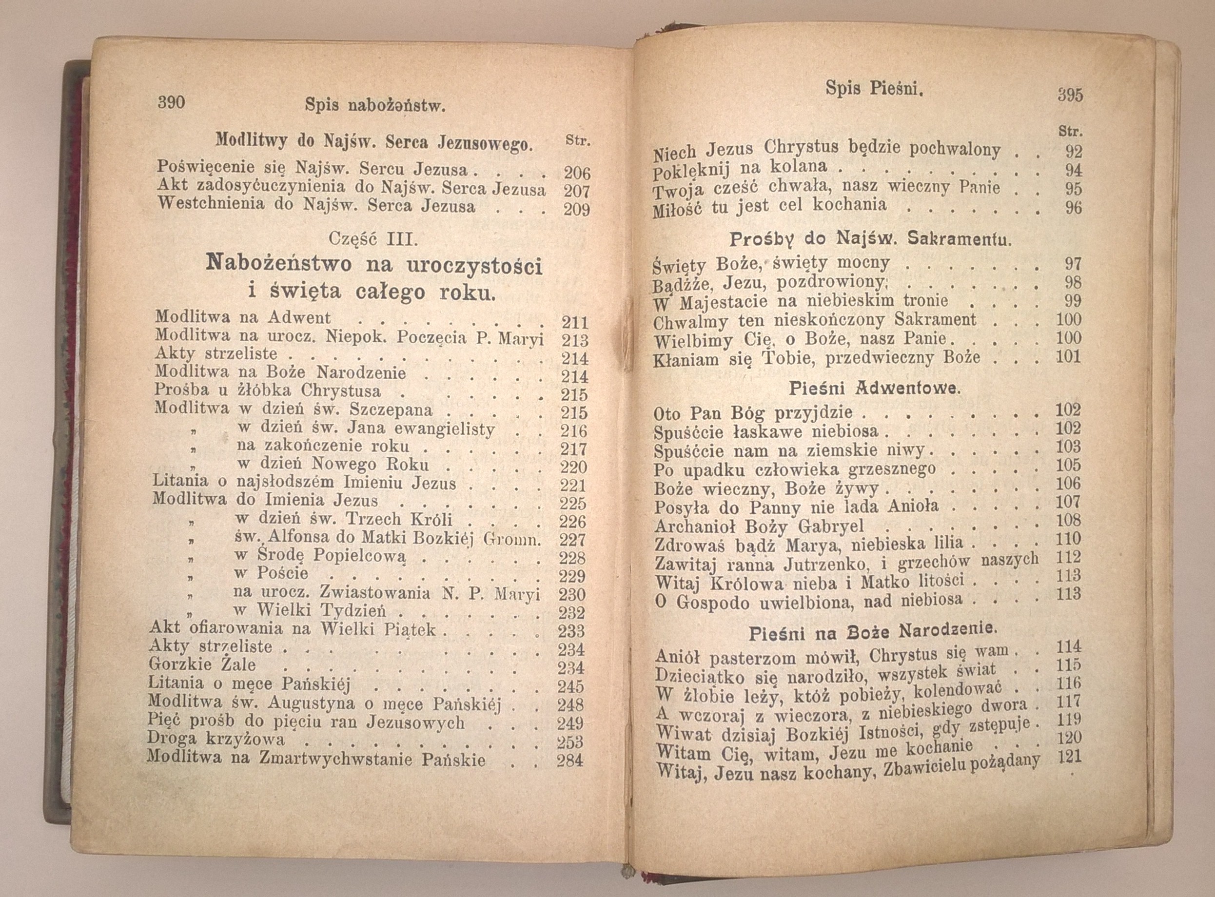 Książeczka modlitewna "Pobożny katolik w modlitwie i śpiewie", 1895 r.