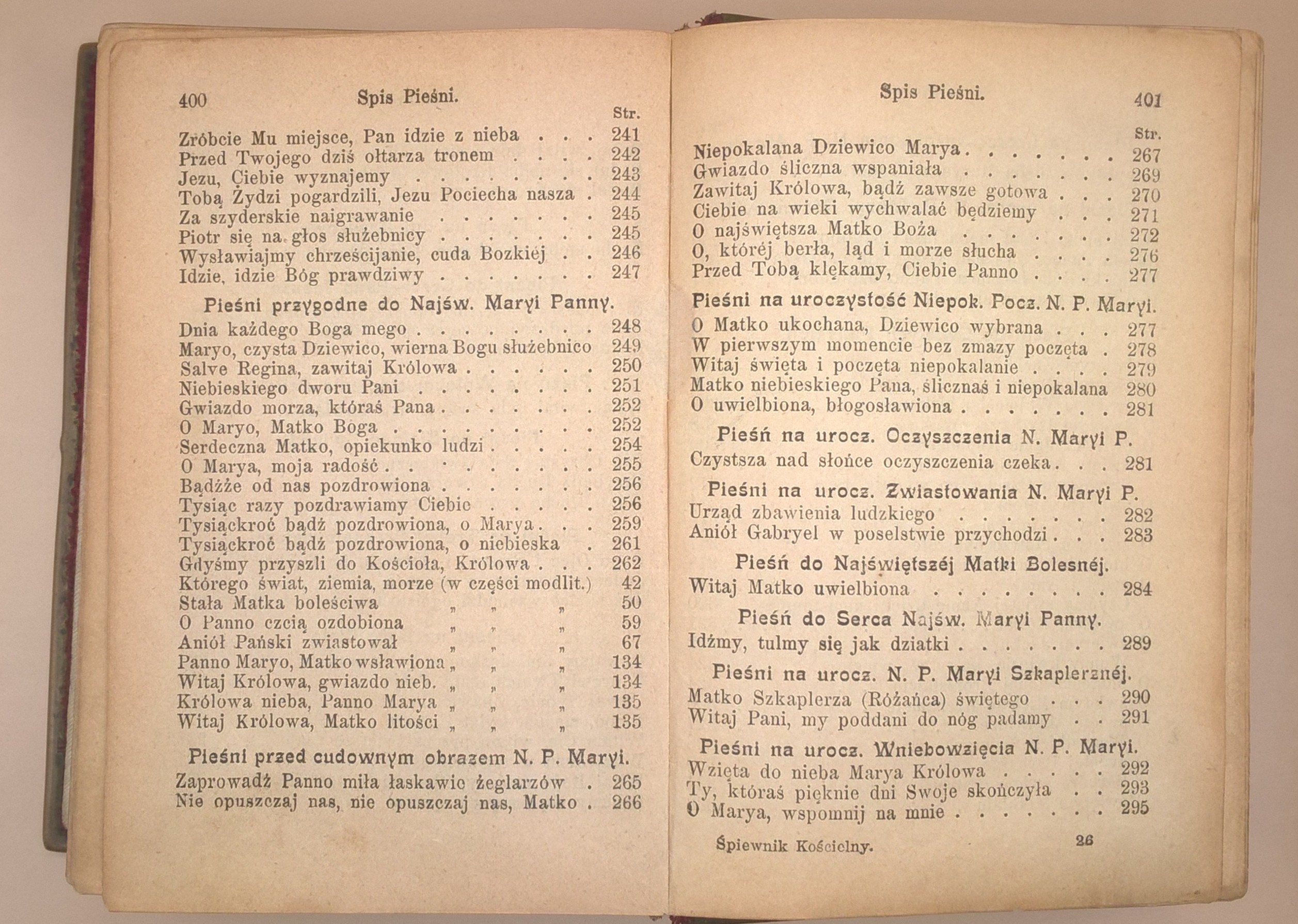 Książeczka modlitewna "Pobożny katolik w modlitwie i śpiewie", 1895 r.