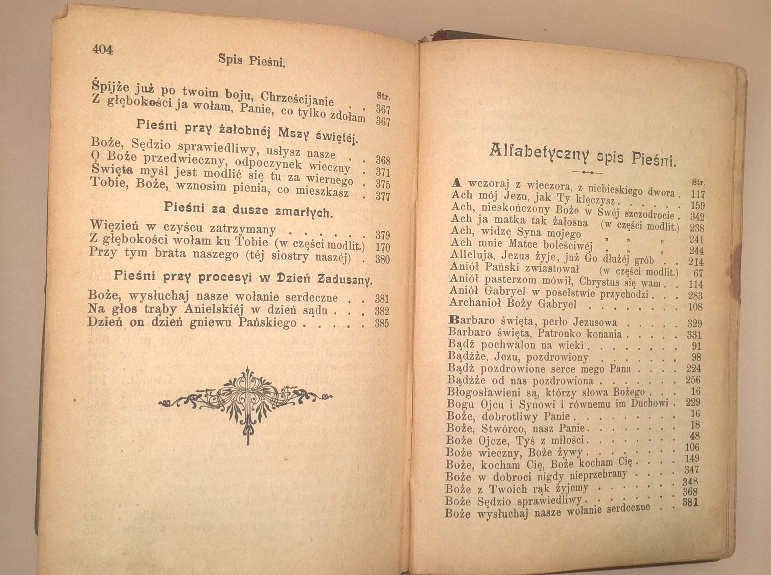 Książeczka modlitewna "Pobożny katolik w modlitwie i śpiewie", 1895 r.