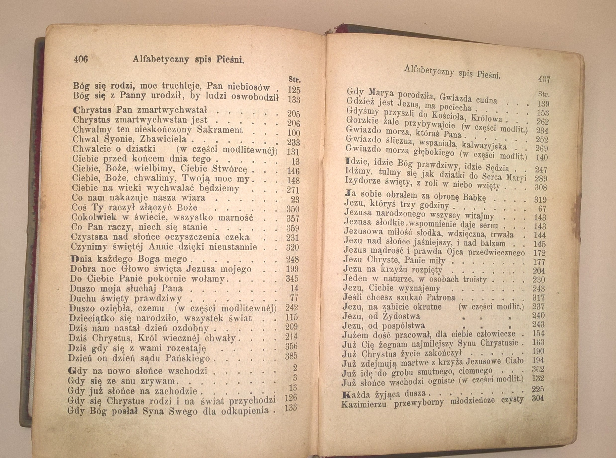 Książeczka modlitewna "Pobożny katolik w modlitwie i śpiewie", 1895 r.