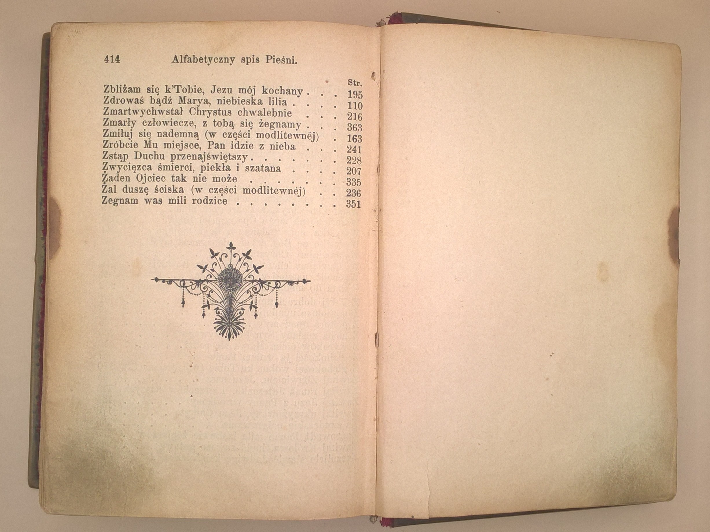 Książeczka modlitewna "Pobożny katolik w modlitwie i śpiewie", 1895 r.