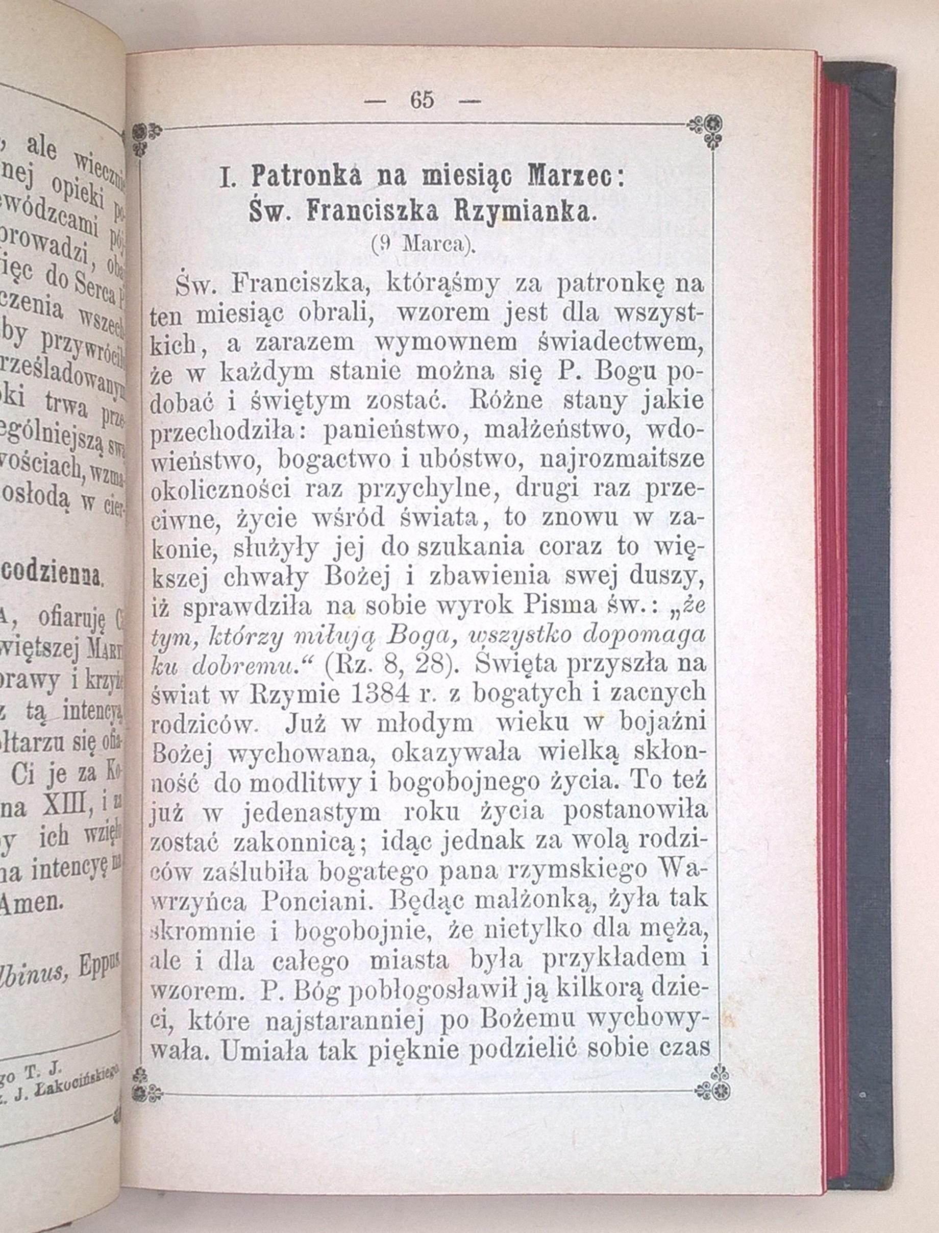 Książeczka modlitewna „Apostolstwo Serca Jezusowego” – rocznik 1881