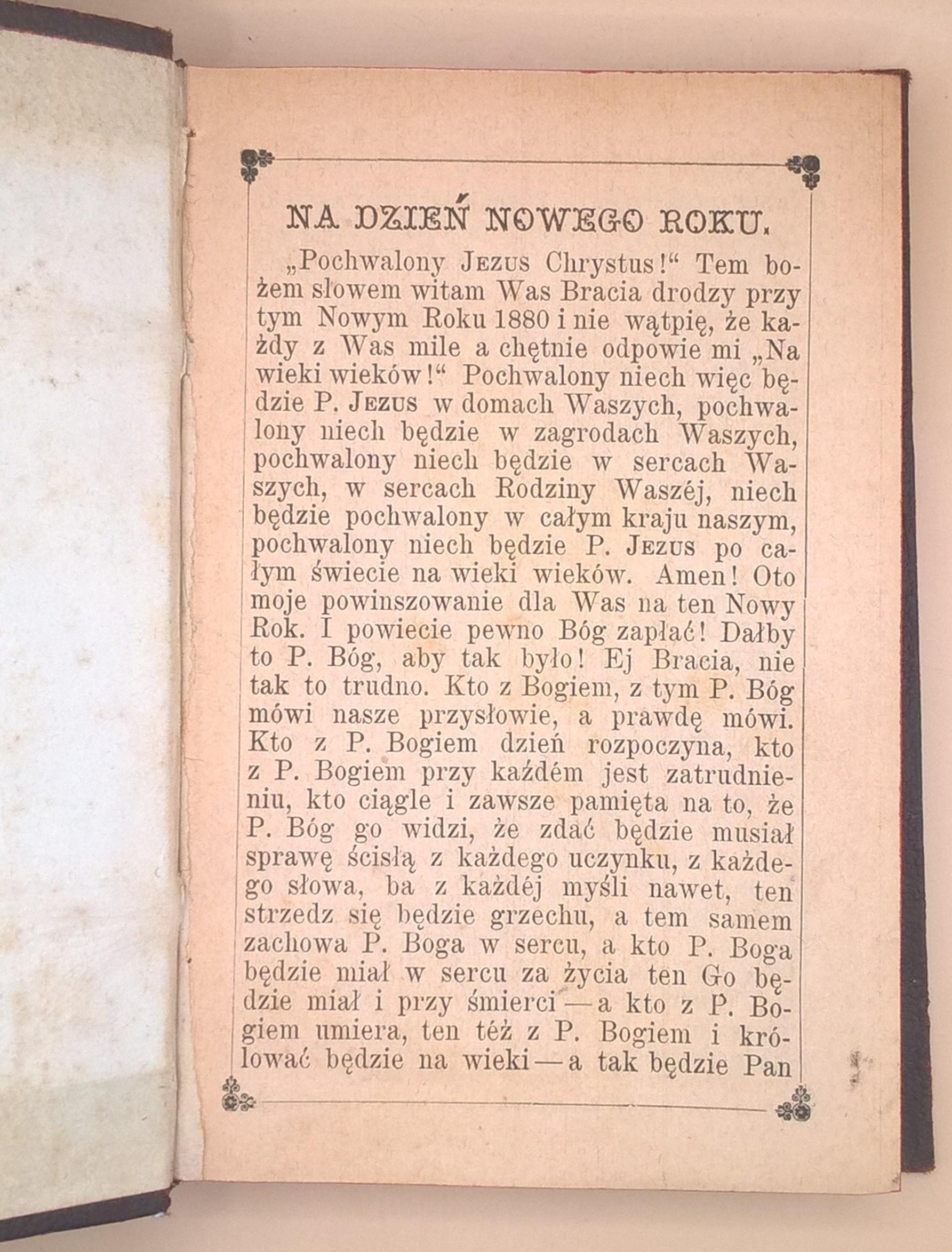 Książeczka modlitewna „Apostolstwo Serca Jezusowego” – rocznik 1880