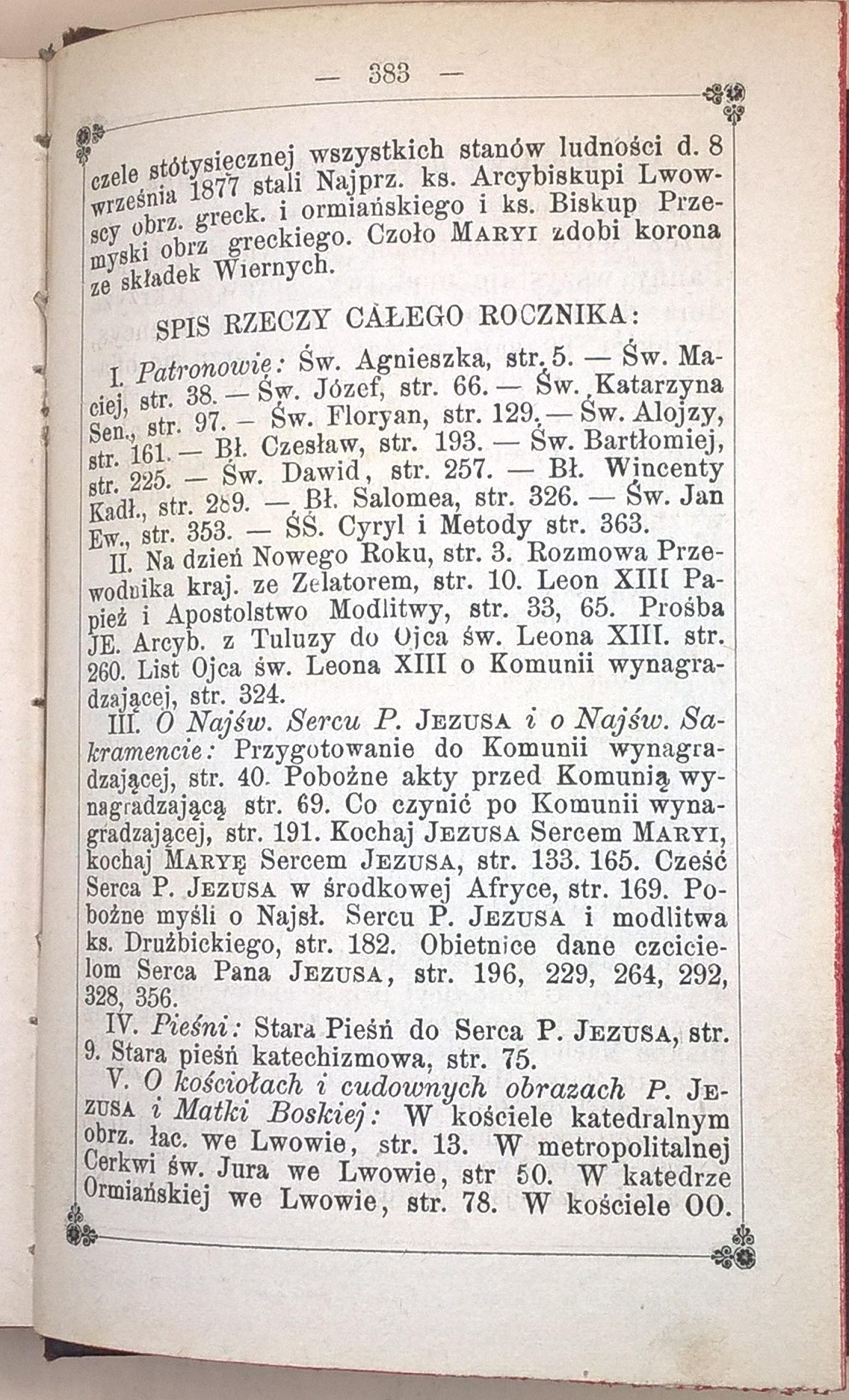 Książeczka modlitewna „Apostolstwo Serca Jezusowego” – rocznik 1880