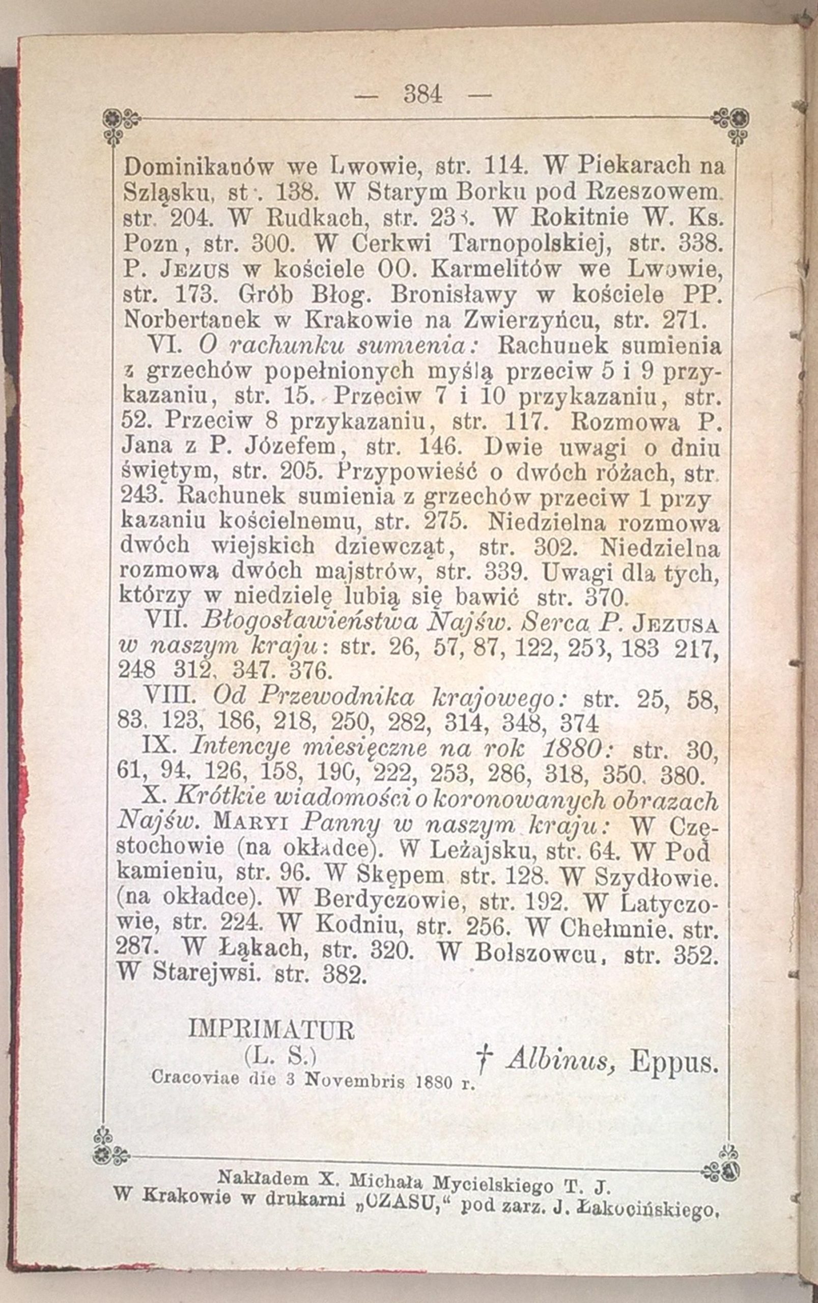 Książeczka modlitewna „Apostolstwo Serca Jezusowego” – rocznik 1880