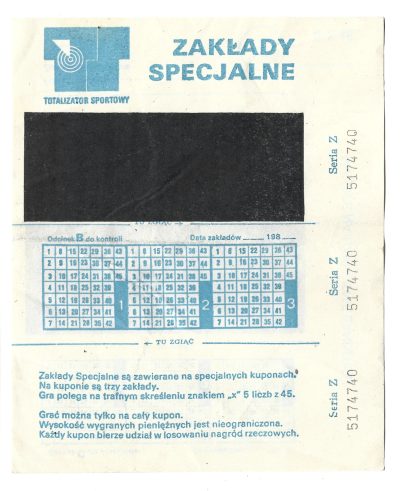 Kupon - Zakłady Specjalne - Totalizator Sportowy