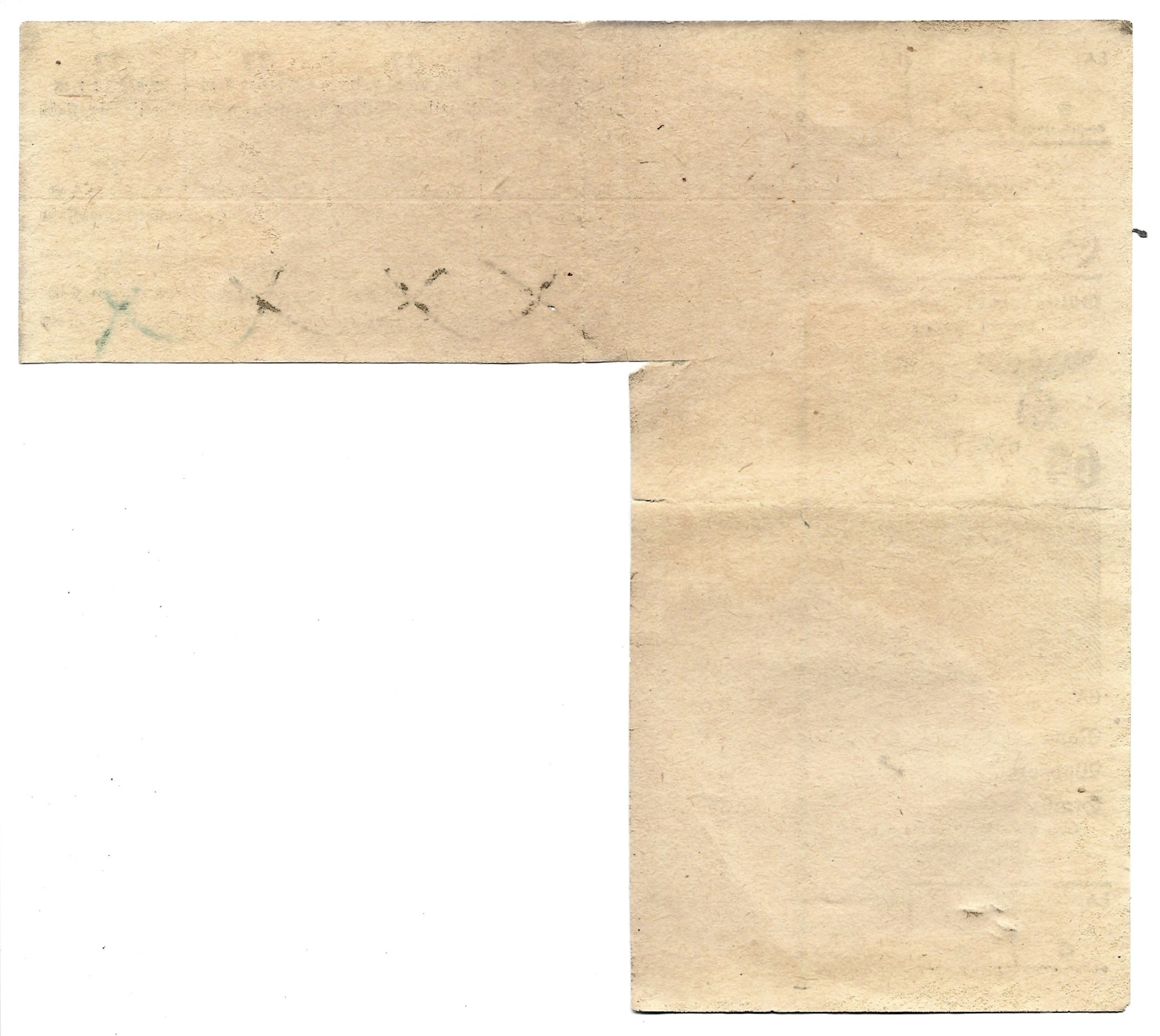 Kartka żywnościowa - III Rzesza, 1944 r.