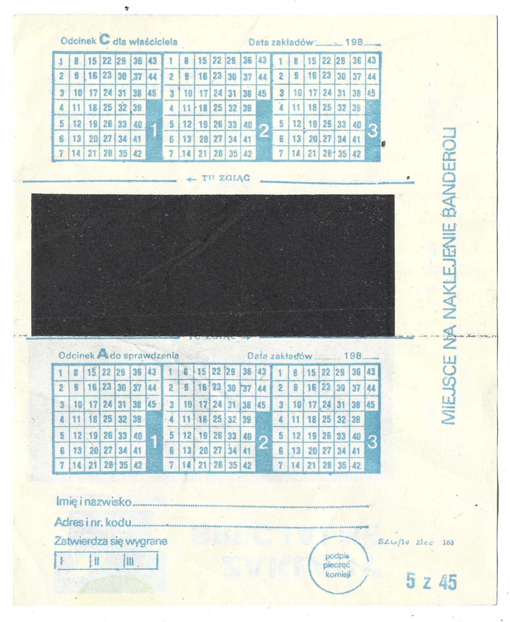 Kupon - Zakłady Specjalne - Totalizator Sportowy