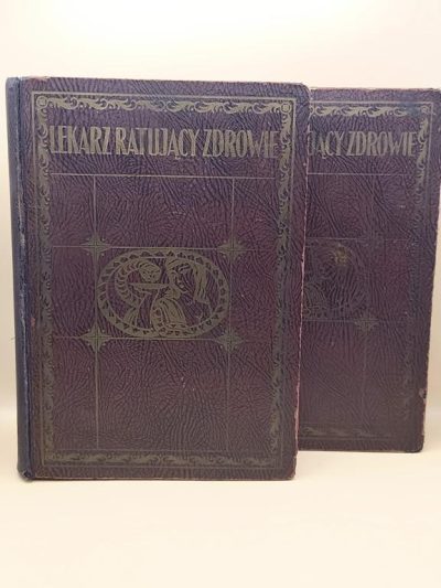 Książka "Lekarz ratujący zdrowie", 2 tomy, 1930 r.