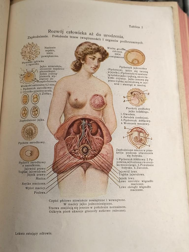 Książka "Lekarz ratujący zdrowie", 2 tomy, 1930 r.
