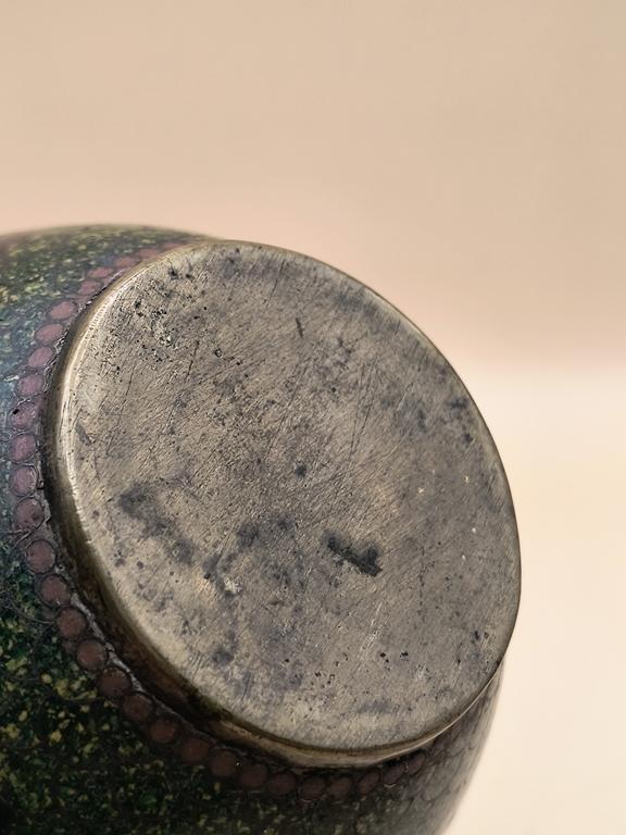 Pojemnik na imbir z emalią cloisonne - Chiny, XX w.