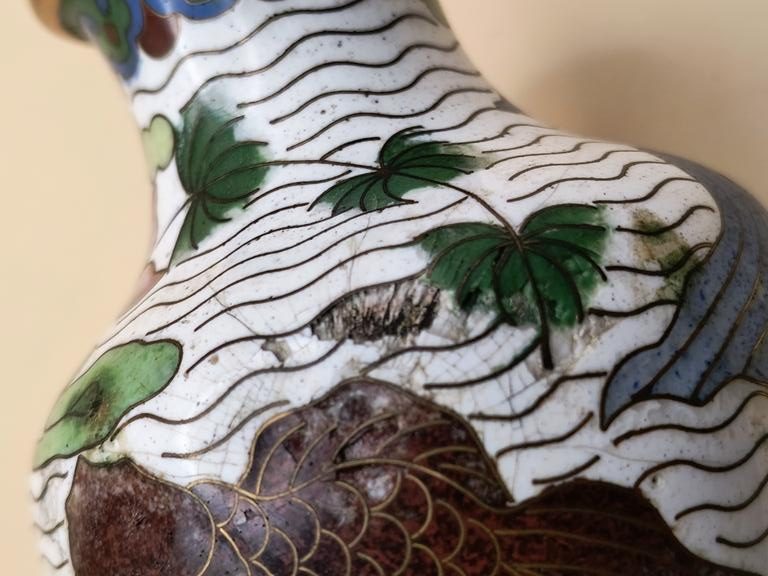 Wazon z emalią cloisonne - Chiny, XX w.