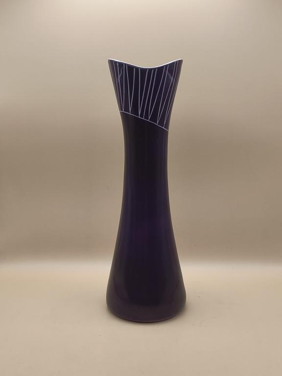 Wazon porcelanowy "Kostka", Danuta DUSZNIAK, Ćmielów, lata 60-te