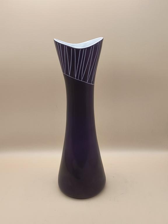 Wazon porcelanowy "Kostka", Danuta DUSZNIAK, Ćmielów, lata 60-te