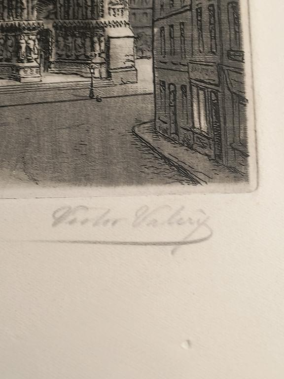 Obraz - katedra Notre-Dame de Reims - Victor Valery Lochelongue (1870–1930)